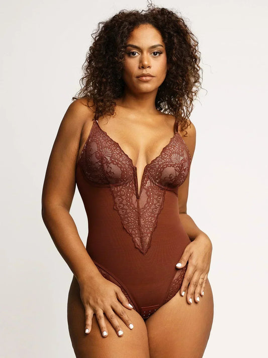 Noé body à décolleté plongeant et bretelles réglables