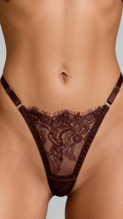 Cynthia ensemble 2 pièces en dentelle fleurie