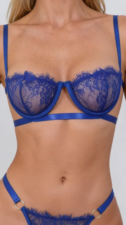 Elisabeth ensemble 2 pièces en dentelle italienne