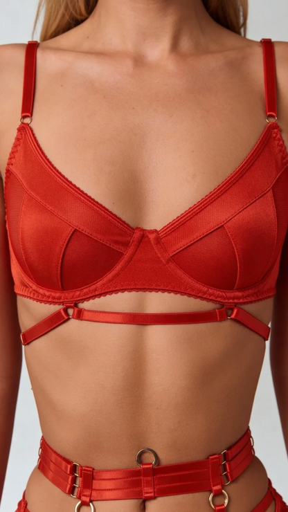 Juliet ensemble 2 pièces en dentelle florale